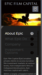 Mobile Screenshot of epicfilmcapital.com